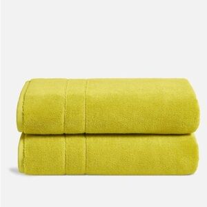 LAST CHANCE Brooklinen • Super-Plush Turkish Cotton Bath Towels Ochre • Set of 2